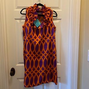 Tracy Negoshian “Grace” Sleeveless Sheath Dress